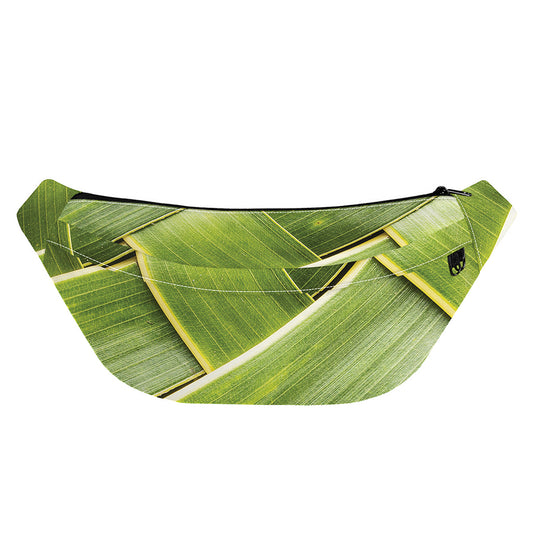 Coconut Leaf Print Fanny Pack