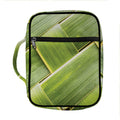 Coconut Leaf Print Front Pocket Bible Bag