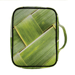 Coconut Leaf Print Front Pocket Bible Bag