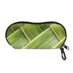 Coconut Leaf Print Glasses Case