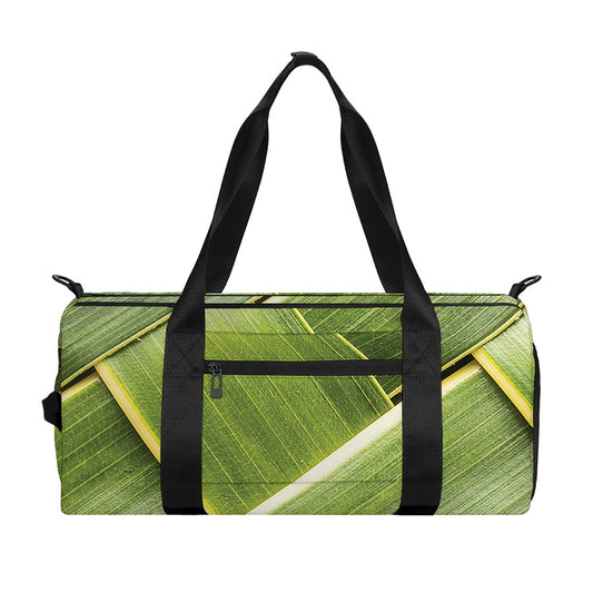 Coconut Leaf Print Gym Bag