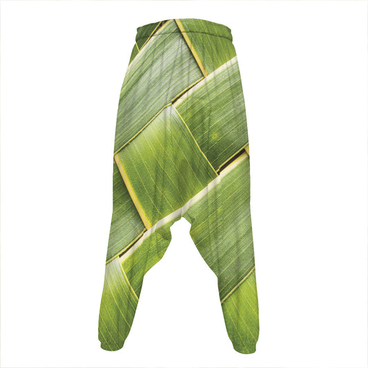 Coconut Leaf Print Hammer Pants