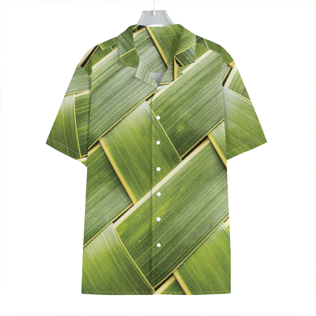 Coconut Leaf Print Hawaiian Shirt