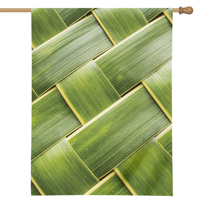 Coconut Leaf Print House Flag