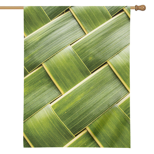 Coconut Leaf Print House Flag