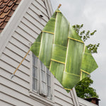 Coconut Leaf Print House Flag