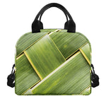 Coconut Leaf Print Insulated Lunch Bag