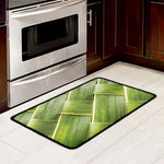 Coconut Leaf Print Kitchen Mat
