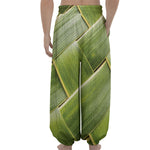 Coconut Leaf Print Lantern Pants