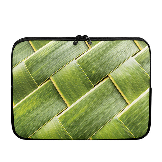 Coconut Leaf Print Laptop Sleeve