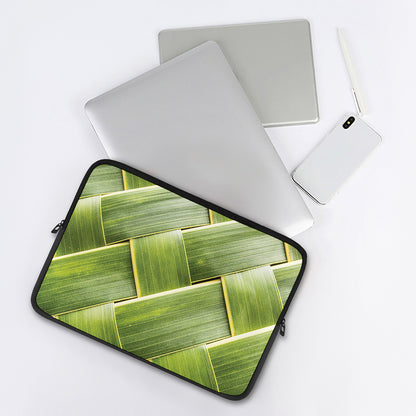 Coconut Leaf Print Laptop Sleeve