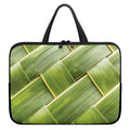 Coconut Leaf Print Laptop Sleeve With Handle