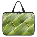 Coconut Leaf Print Laptop Sleeve With Handle
