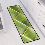 Coconut Leaf Print Long Kitchen Mat