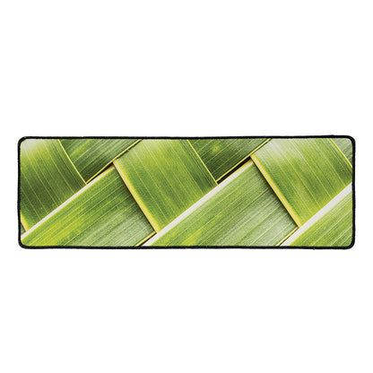 Coconut Leaf Print Long Kitchen Mat