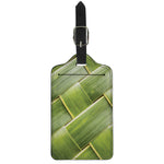 Coconut Leaf Print Luggage Tag
