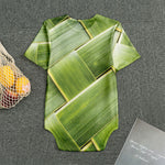 Coconut Leaf Print Men's Bodysuit