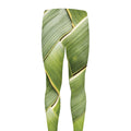Coconut Leaf Print Men's Leggings