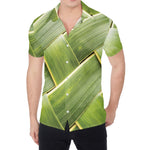 Coconut Leaf Print Men's Shirt