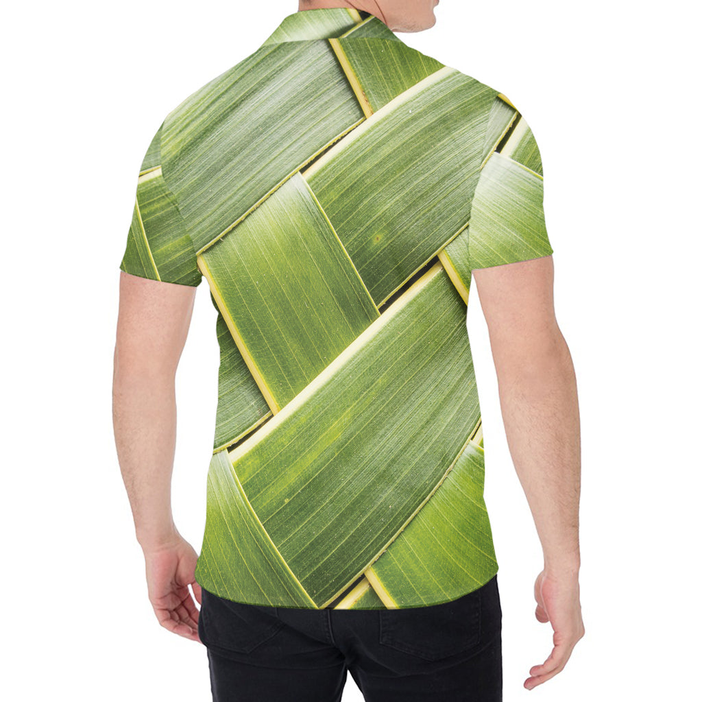 Coconut Leaf Print Men's Shirt