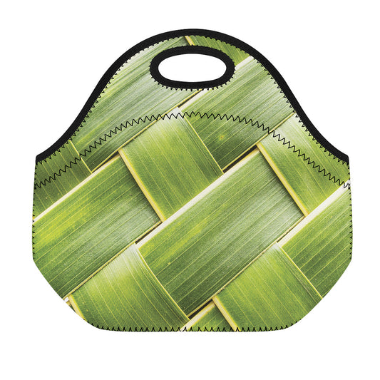 Coconut Leaf Print Neoprene Lunch Bag