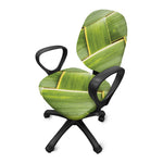 Coconut Leaf Print Office Chair Cover