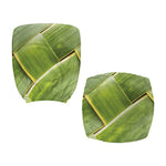 Coconut Leaf Print Office Chair Cover