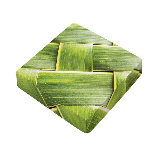 Coconut Leaf Print Outdoor Seat Cushion Cover