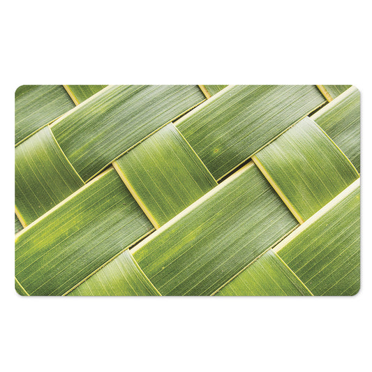Coconut Leaf Print Polyester Doormat
