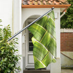 Coconut Leaf Print Polyester Flag