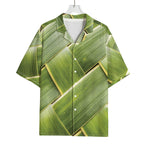 Coconut Leaf Print Rayon Hawaiian Shirt