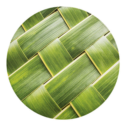 Coconut Leaf Print Round Blanket