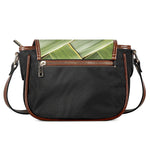 Coconut Leaf Print Saddle Bag
