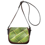 Coconut Leaf Print Saddle Bag