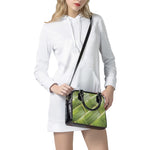 Coconut Leaf Print Shoulder Handbag
