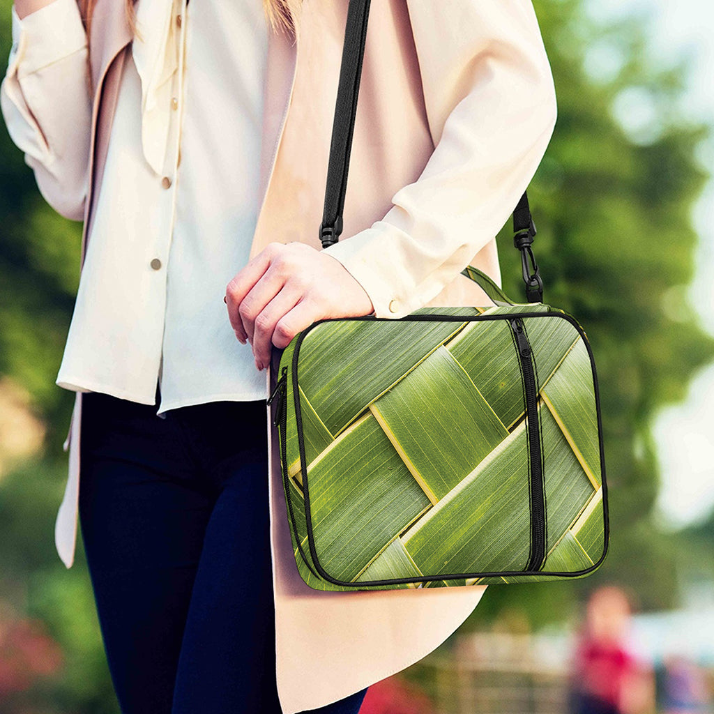 Coconut Leaf Print Shoulder Strap Bible Bag