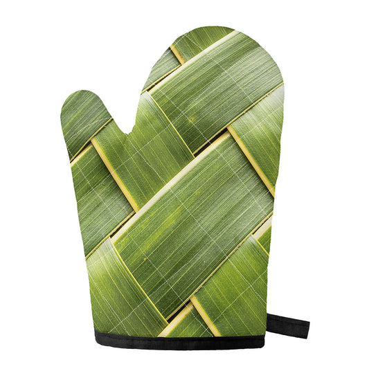 Coconut Leaf Print Single Oven Mitt