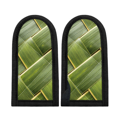Coconut Leaf Print Skillet Handle Cover