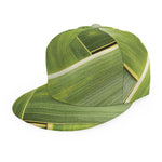 Coconut Leaf Print Snapback Cap