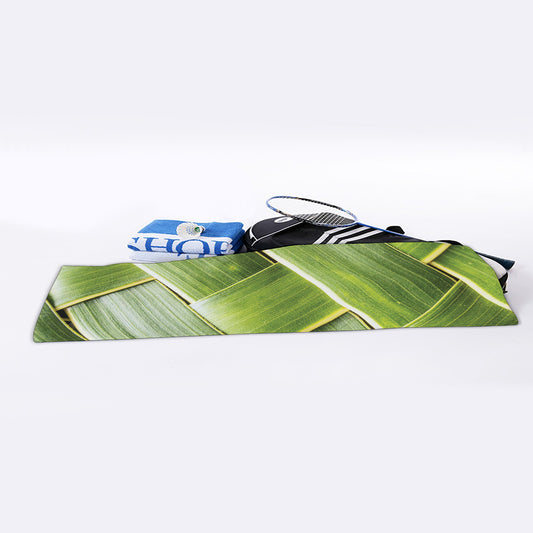 Coconut Leaf Print Sports Towel