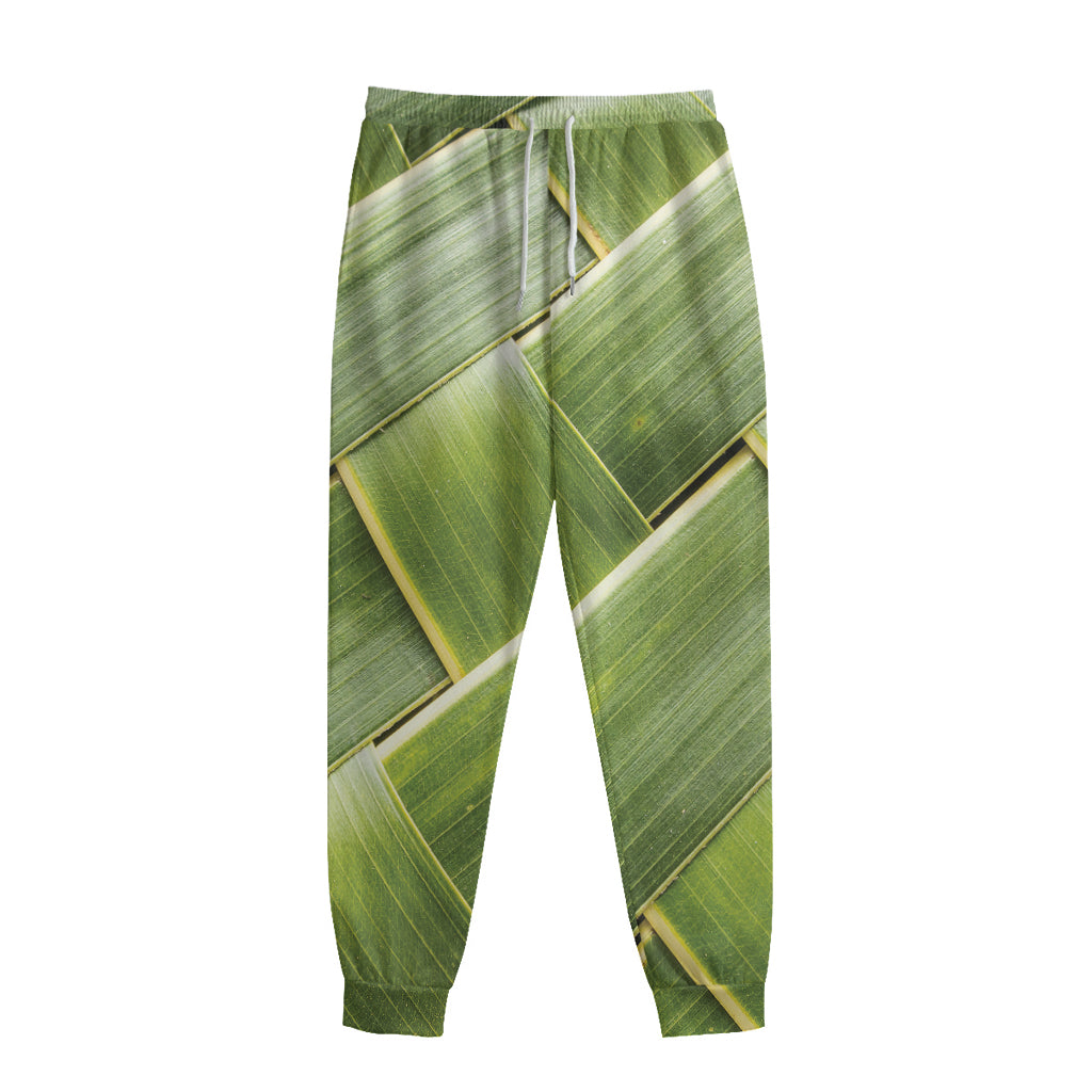 Coconut Leaf Print Sweatpants