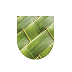 Coconut Leaf Print Toilet Lid Cover