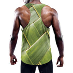 Coconut Leaf Print Training Tank Top