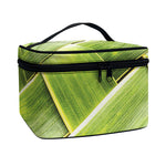 Coconut Leaf Print Travel Makeup Bag