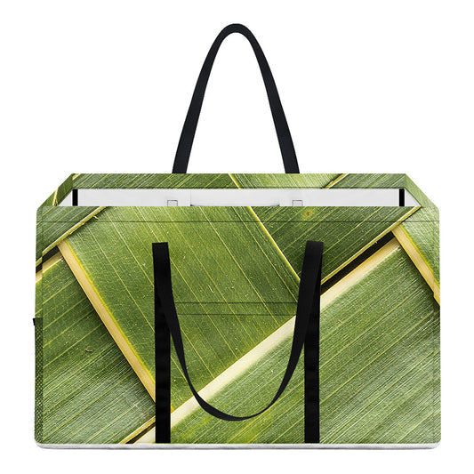 Coconut Leaf Print Utility Tote Bag