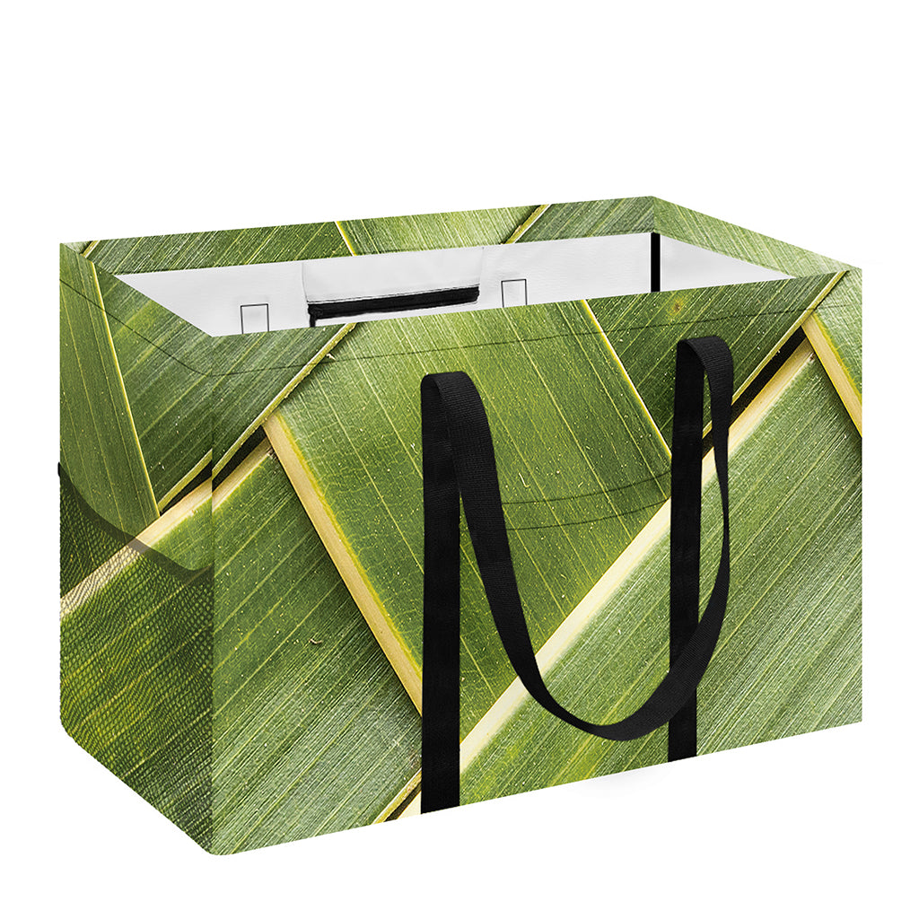 Coconut Leaf Print Utility Tote Bag