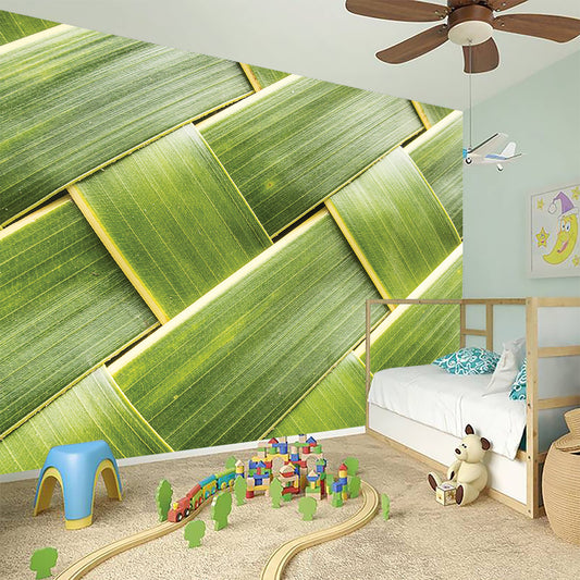 Coconut Leaf Print Wall Sticker