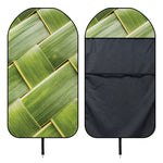 Coconut Leaf Print Waterproof Car Seat Cover