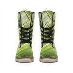 Coconut Leaf Print Winter Boots