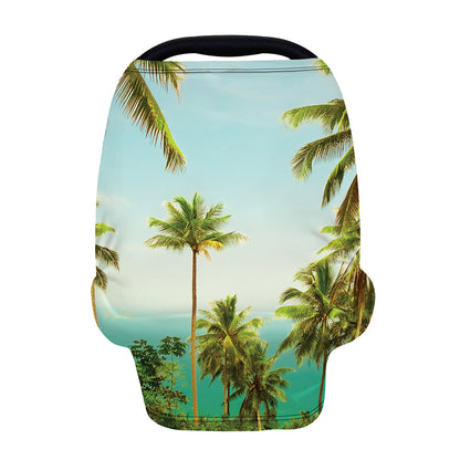 Coconut Tree Print Baby Seat Cover